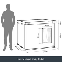 Load image into Gallery viewer, CozyCube Coldroom Panel Insulated Dog House/Kennel - Extra Large