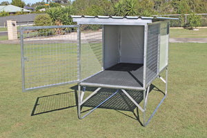 "Aussie Box" Large Raised Single Dog Kennel